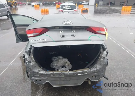 2017 Hyundai Elantra Se из США, поврежденный, VIN KMHD74LFXHU367976